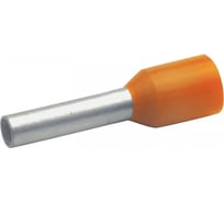 Втулочный наконечник Klauke изолированный, 0,5мм2, длина втулки 6мм, цветной ряд 1, цвет оранжевый klk169OK