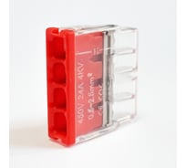 4-х проводная строительно-монтажная клемма DORI (смк 2273-244) с пастой 48237