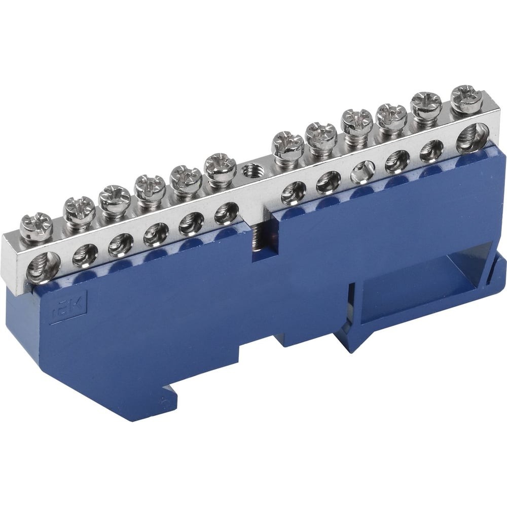 Шина IEK n "ноль" на din-изоляторе с никелевым покрытием шни-6x9-12-д-с ...