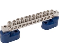 Шина IEK n "ноль" на двух угловых изоляторах с никелевым покрытием шни-6x9-12-у2-с YNN10-12-C2-K07-N