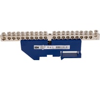 Шина IEK n "ноль" на din-изоляторе с никелевым покрытием шни-6x9-20-д-с YNN10-20-D-K07-N