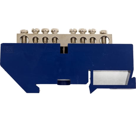 Шина IEK n "ноль" на din-изоляторе с никелевым покрытием шни-6x9-8-д-с YNN10-08-D-K07-N