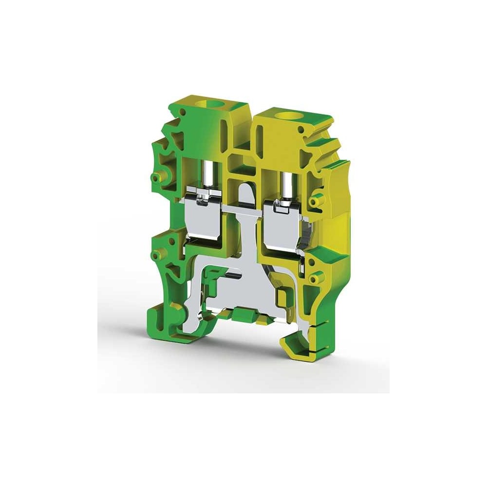 Винтовой мини клеммник Klemsan 2,5 мм.кв., (земля); MVK 2,5T 50 шт. 0.0 ...