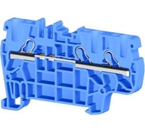 Пружинный быстрозажимной клеммник Klemsan (Push in), 3-х выводной, 4мм.кв., (синий); PYK 4E 50 шт. 0.0.0.3.307221