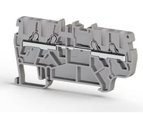 Пружинный быстрозажимной клеммник Klemsan (Push in), 4-х выводной, 2,5мм.кв., (черный); PYK 2,5С 50 шт. 0.0.0.3.307385