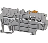 Пружинный быстрозажимной клеммник Klemsan (Push in) 3-х выводной, с размыкателем, 2,5 мм.кв., (синий); PYK 2,5EA 60 шт. 0.0.0.3.307451