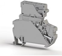 Пружинный быстрозажимной клеммник Klemsan (Push in) с держ.предохр.(5x25), 4 мм.кв., (серый); PYK 4S (5x25) 15 шт. 0.0.0.3.307289