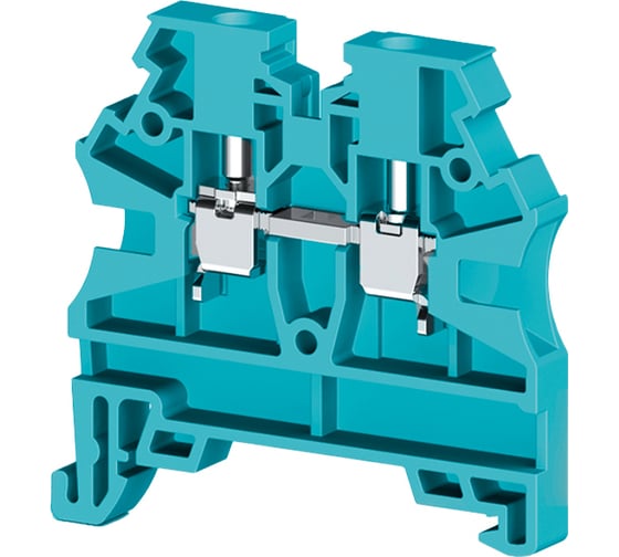 Клеммник на DIN-рейку Klemsan 2,5мм.кв., синий, AVK2,5 RD 100 шт. 0.0.0.3.304201 1