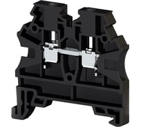 Клеммник на DIN-рейку Klemsan 2,5мм.кв., черный, AVK2,5 RD(RP) 100 шт. 0.0.0.3.304205RP