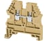 Клеммник на DIN-рейку Klemsan 2,5мм.кв., бежевый, AVK2,5, 100 шт. 0.0.0.3.304129 1