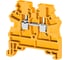 Клеммник на DIN-рейку Klemsan 2,5мм.кв., желтый, AVK2,5 RD 100 шт. 0.0.0.3.304203 1