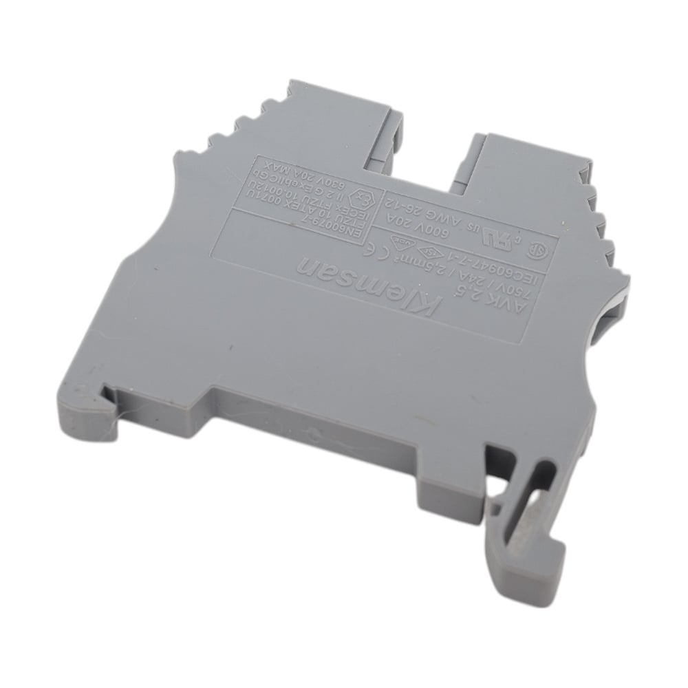 Клеммник на DIN-рейку Klemsan 2,5мм.кв., серый, AVK2,5(RP) 100 шт. 0.0 ...