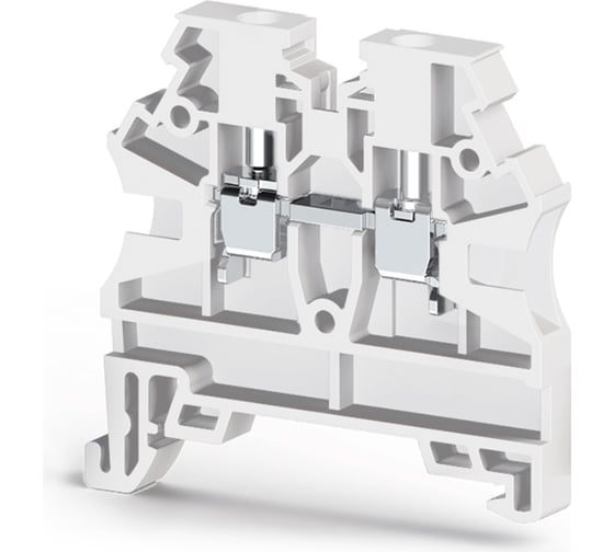 Клеммник на DIN-рейку Klemsan 2,5мм.кв., белый, AVK2,5 RD(RP) 100 шт. 304206RP
