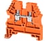 Клеммник на DIN-рейку Klemsan 2,5мм.кв., оранжевый, AVK2,5 100 шт. 0.0.0.3.304127 1