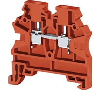 Клеммник на DIN-рейку Klemsan 2,5мм.кв., красный, AVK2,5 RD(RP) 100 шт. 0.0.0.3.304204RP