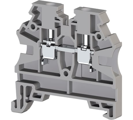 Клеммник на DIN-рейку Klemsan 2,5мм.кв., серый, AVK2,5 RD(RP) 100 шт. 0.0.0.3.304200RP