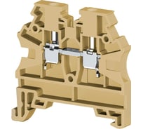 Клеммник на DIN-рейку Klemsan 2,5мм.кв., бежевый, AVK2,5 RD(RP) 100 шт. 0.0.0.3.304209RP