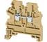Клеммник на DIN-рейку Klemsan 2,5мм.кв., бежевый, AVK2,5 RD(RP) 100 шт. 0.0.0.3.304209RP 1
