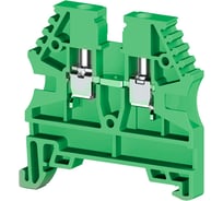 Клеммник на DIN-рейку Klemsan 2,5мм.кв., зеленый, AVK2,5 100 шт. 0.0.0.3.304122
