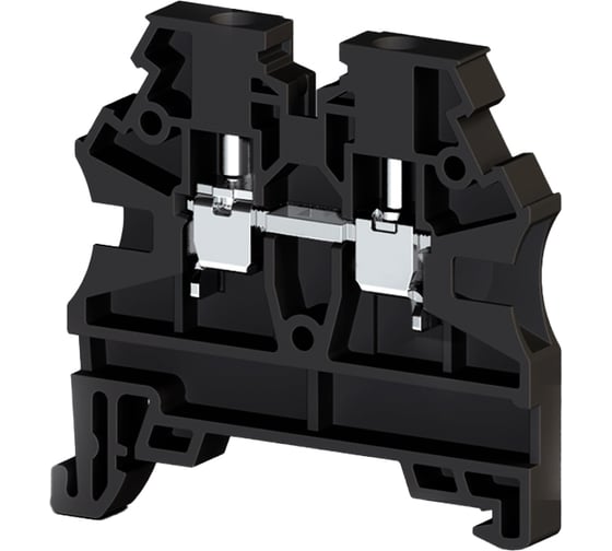 Клеммник на DIN-рейку Klemsan 2,5мм.кв., черный, AVK2,5 RD 100 шт. 0.0.0.3.304205