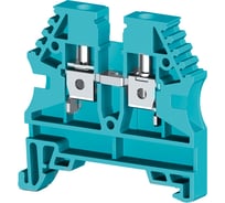 Клеммник на DIN-рейку Klemsan 4мм.кв.,синий, AVK4 RD 100 шт. 0.0.0.3.304211