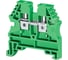 Клеммник на DIN-рейку Klemsan 4мм.кв., зеленый, AVK4(RP) 80 шт. 0.0.0.3.304132RP 1