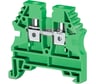 Клеммник на DIN-рейку Klemsan 4мм.кв., зеленый, AVK4(RP) 80 шт. 0.0.0.3.304132RP