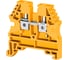 Клеммник на DIN-рейку Klemsan 4мм.кв., желтый, AVK4(RP) 80 шт. 0.0.0.3.304133RP 1