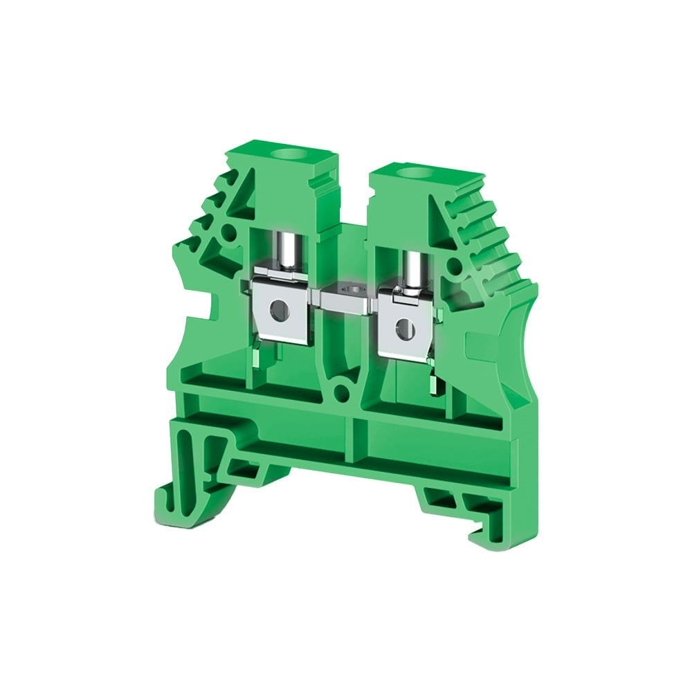 Клеммник на DIN-рейку Klemsan 4мм.кв.,зеленый, AVK4 RD (RP) 80 шт. 0.0 ...