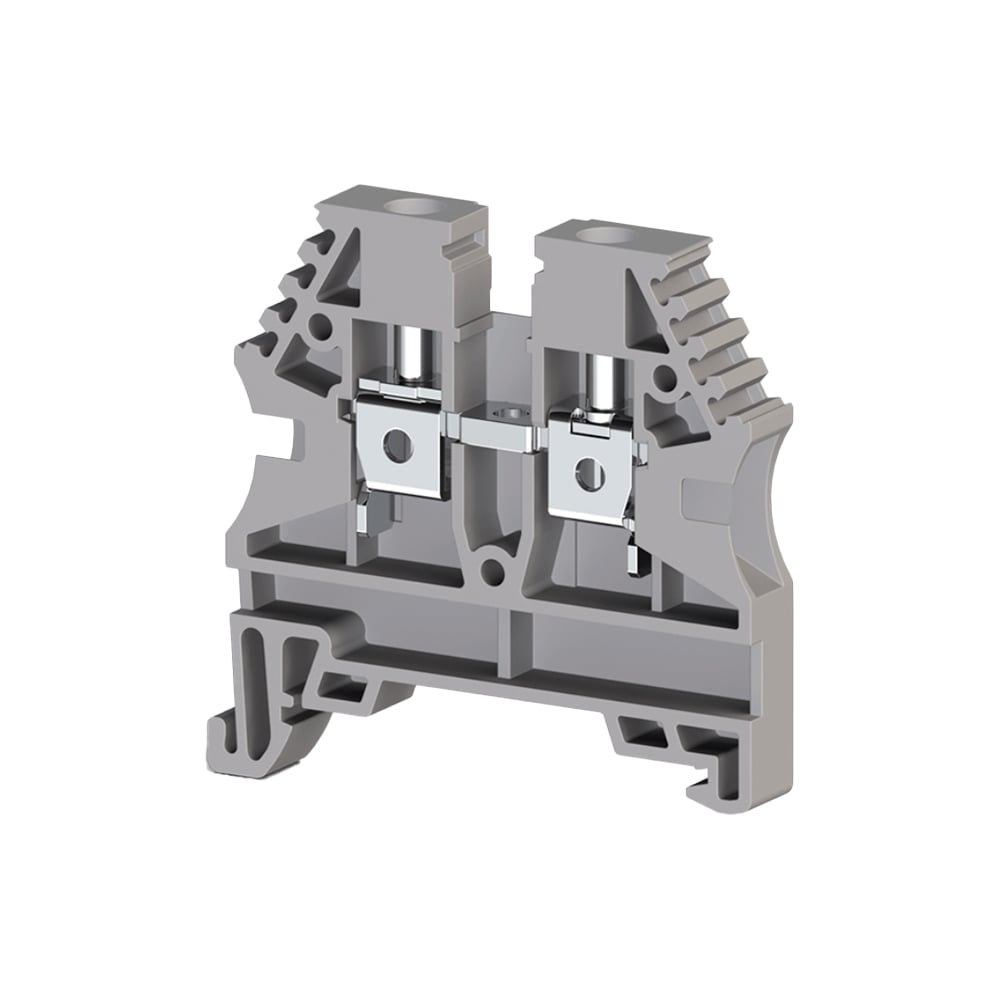 Клеммник на DIN-рейку Klemsan 4мм.кв., серый, AVK4 RD(RP) 80 шт. 0.0.0 ...