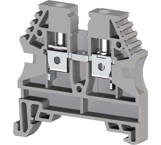Клеммник на DIN-рейку Klemsan 4мм.кв., серый, AVK4 RD(RP) 80 шт. 0.0.0.3.304210RP