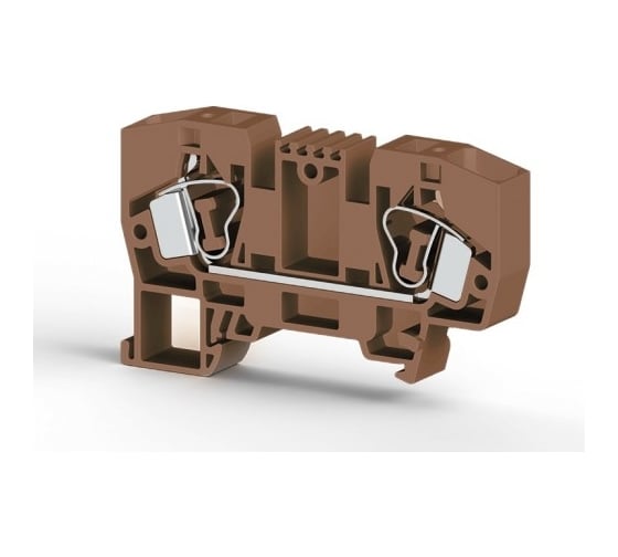 Пружинный клеммник Klemsan 10мм.кв. (коричневый); YBK10 50 шт. 0.0.0.3.306258 1