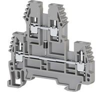 2-х ярусный клеммник Klemsan, 2,5 мм.кв., с диодом, (серый); PIK2,5ND-A 20 шт. 0.0.0.3.317219