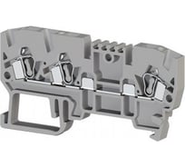 Пружинный клеммник Klemsan 3-х выводной, 2,5 мм.кв., (красный); YBK 2,5E 50 шт. 0.0.0.3.326054