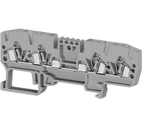 Пружинный клеммник Klemsan 4-х выводной, 2,5 мм.кв., (красный); YBK 2,5C 50 шт. 0.0.0.3.326104