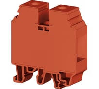 Клеммник на DIN-рейку Klemsan 35мм.кв., красный; AVK35 RD 40 шт. 0.0.0.3.304254