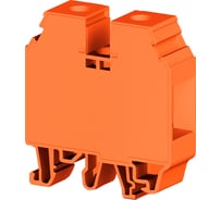 Клеммник на DIN-рейку Klemsan 35мм.кв., оранжевый; AVK35 RD 40 шт. 0.0.0.3.304257