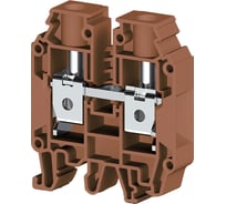 Клеммник на DIN-рейку Klemsan 25мм.кв., коричневый; AVK25 RD 50 шт. 0.0.0.3.304298