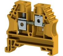 Клеммник на DIN-рейку Klemsan 6мм.кв., желтый; AVK6 100 шт. 0.0.0.3.304143