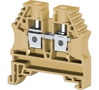 Клеммник на DIN-рейку Klemsan 6мм.кв., бежевый; AVK6 100 шт. 0.0.0.3.304149