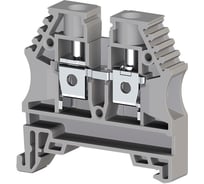 Клеммник на DIN-рейку Klemsan 6мм.кв., серый; AVK6 100 шт. 0.0.0.3.304140