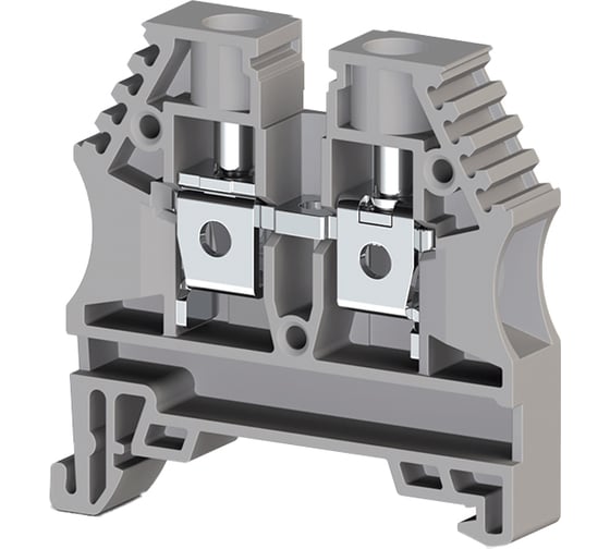 Клеммник на DIN-рейку Klemsan 6мм.кв., серый; AVK6(RP) 60 шт. 0.0.0.3.304140RP 1