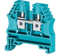 Клеммник на DIN-рейку Klemsan 6мм.кв., синий; AVK6 100 шт. 0.0.0.3.304141