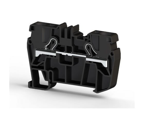 Пружинный клеммник Klemsan быстрозажимной (Push in), 6 мм.кв. (черный); PYK6 60 шт. 0.0.0.3.307125 1
