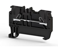 Пружинный клеммник Klemsan быстрозажимной (Push in), 1,5мм.кв. (черный); PYK 1,5M 100 шт. 0.0.0.3.307015