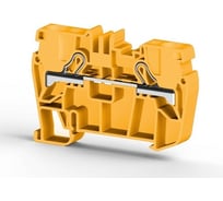 Пружинный клеммник Klemsan быстрозажимной (Push in), 6 мм.кв. (желтый); PYK6 60 шт. 0.0.0.3.307123