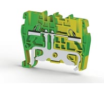 Пружинный клеммник Klemsan быстрозажимной (Push in), 1,5 мм.кв., (земля); PYK1,5T 80 шт. 0.0.0.3.336490