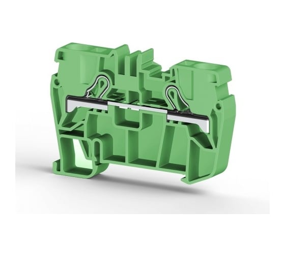 Пружинный клеммник Klemsan быстрозажимной (Push in), 6 мм.кв. (зеленый); PYK6 60 шт. 0.0.0.3.307122 1