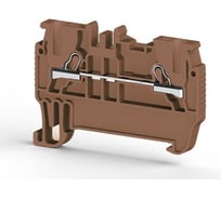 Пружинный клеммник Klemsan быстрозажимной (Push in), 1,5мм.кв. (коричневый); PYK 1,5M 100 шт. 0.0.0.3.307018