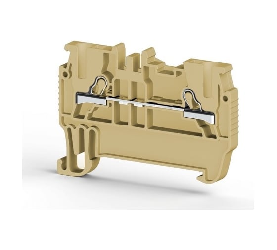 Пружинный клеммник Klemsan быстрозажимной (Push in), 1,5мм.кв. (бежевый); PYK 1,5M 100 шт. 0.0.0.3.307010 1